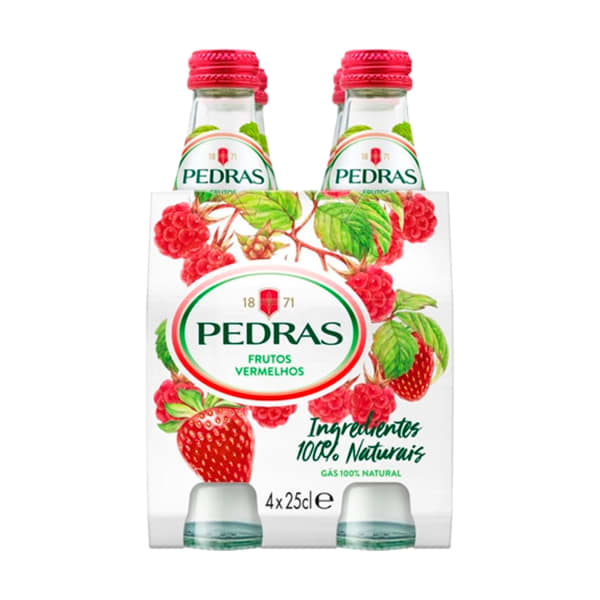 Água com gás pedras salgadas - Frutos Vermelhos 25 cl