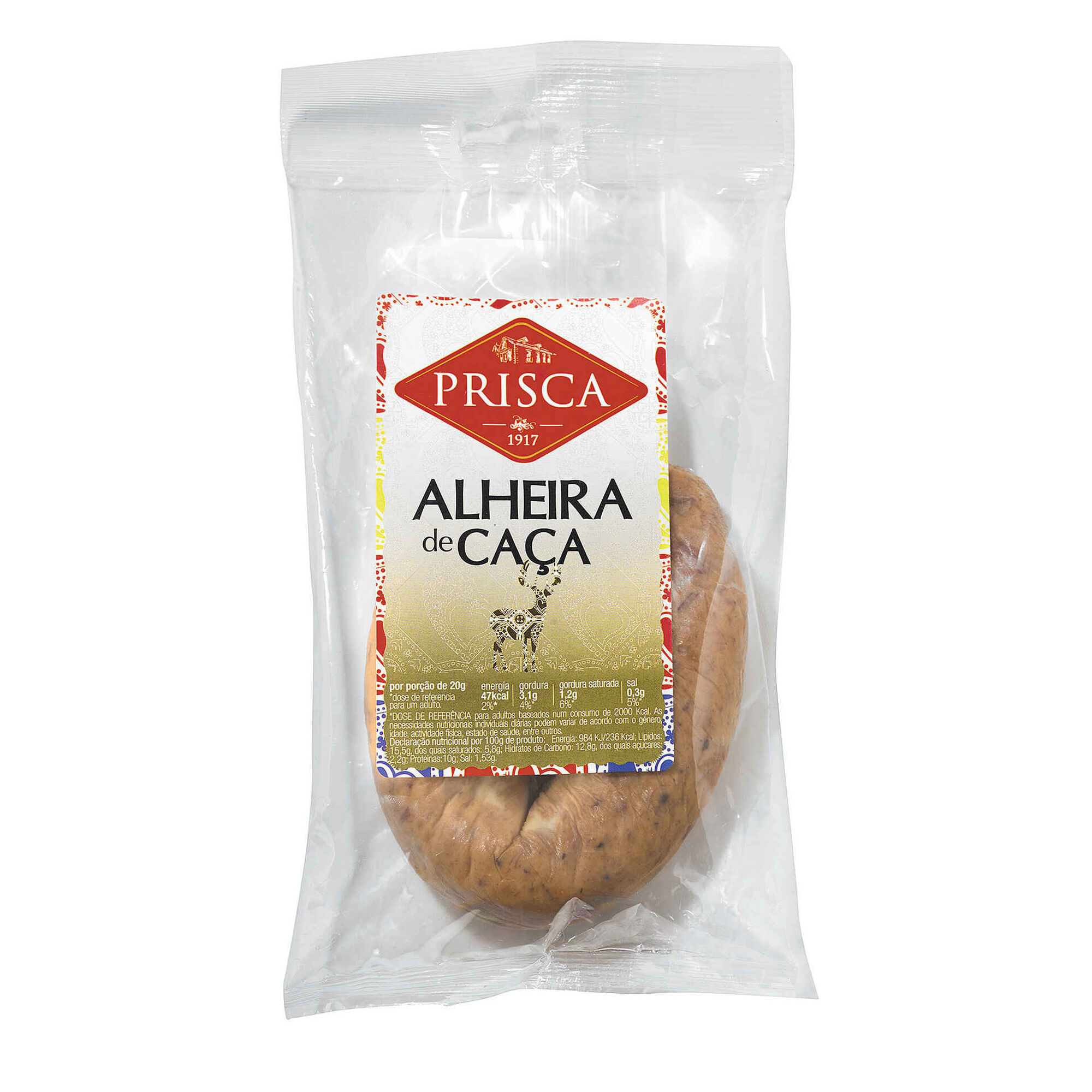 Alheira com Caça Casa da Prisca, 180gr