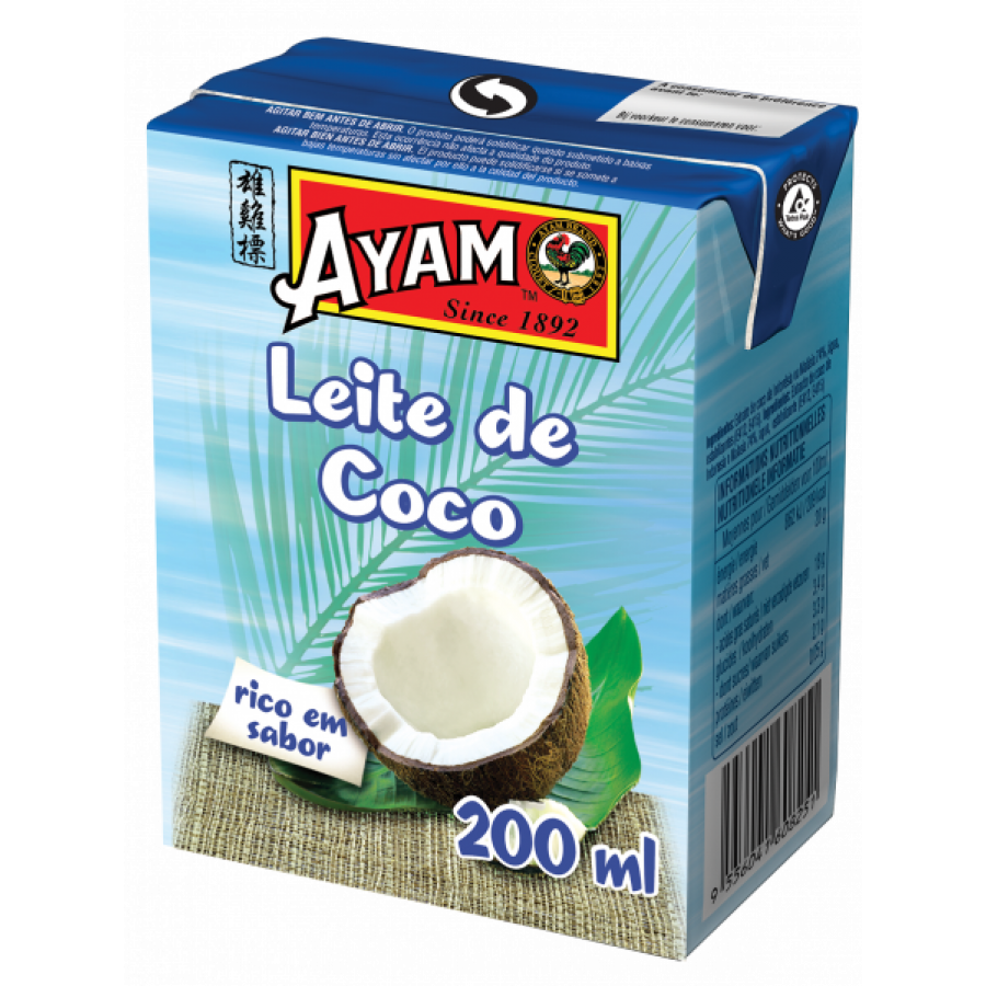 Leite de Côco Ayam, 200ml
