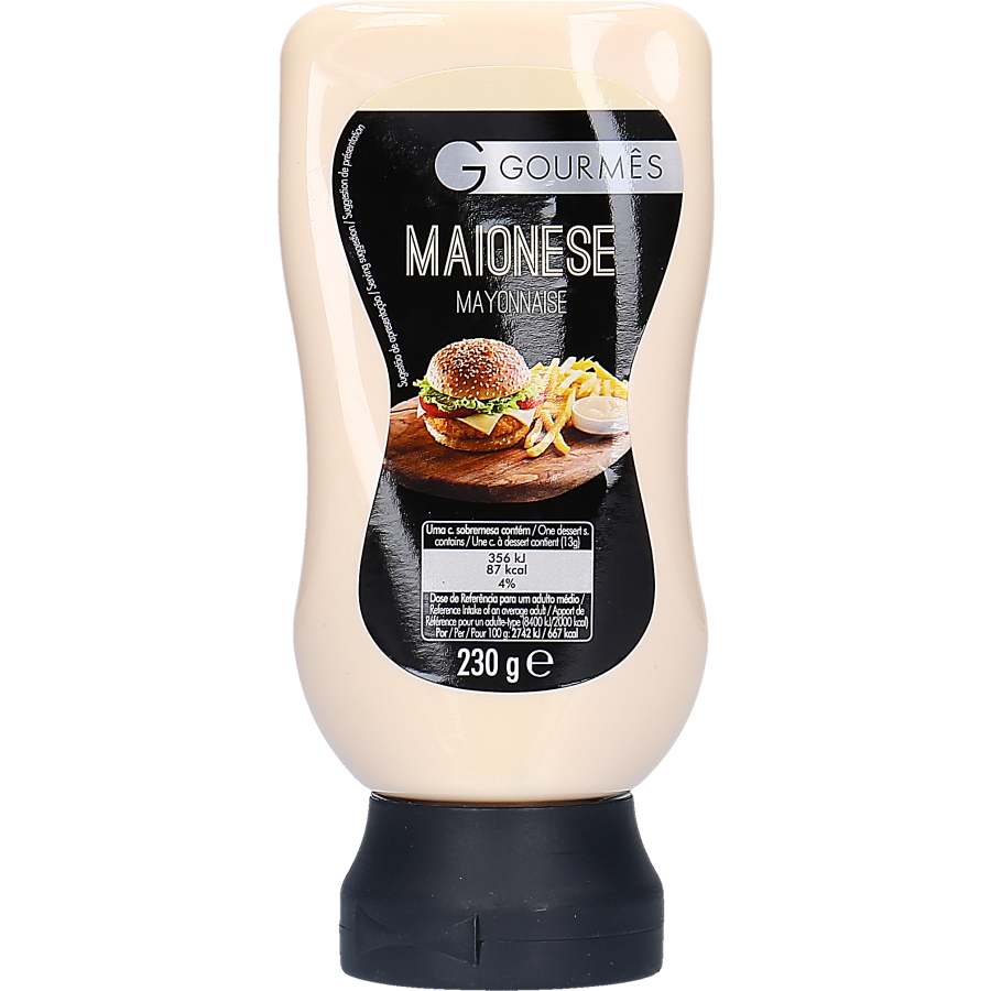 Maionese Gourmês, Top Down, 250gr