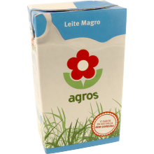 Leite UHT Magro Agros, 1Lt