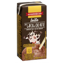 Leite UHT Achocolatado Amanhecer, 200ml
