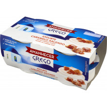 Amanhecer Iogurte Grego Caramelo Salgado, 4x125g