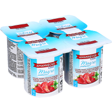 Amanhecer Iogurte Magro Pedaços Morango, 125g
