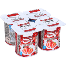 Amanhecer Iogurte Pedaços Morango, 125g