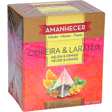 Chá Preto Amanhecer Cidreira e Laranja, Pirâmides, 20Un