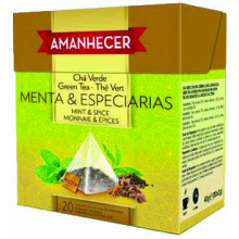 Chá Verde Amanhecer Menta e Especiarias, Pirâmides, 20Un