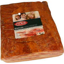 Bacon Fumado Probar Metades Moldado, Kg