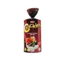 Crackies de Arroz Integral Com Sal Caçarola, 130g