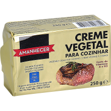 Creme Vegetal Culinária Amanhecer, 250g, Papel