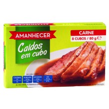 Caldo em Cubos Amanhecer Carne, 8Un