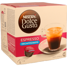 Café Dolce Gusto, Descafeinado, Cápsulas, 16Un