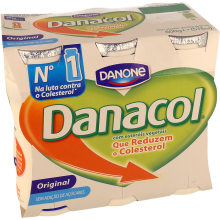 Danacol Iogurte Liquido Natural, 6x100ml