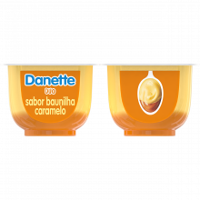 Sobremesa Láctea Danette Duo Baunilha Caramelo, 4x125gr