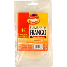 Fiambre de Frango Económico Campofrio, Fatias Finas 90gr