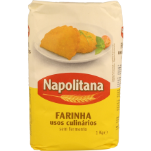 Farinha de Trigo Sem Fermento Napolitana, 1Kg