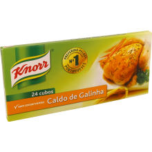 Caldo em Cubos Knorr Galinha, 24Un