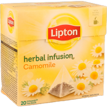 Infusão Lipton Camomila Pirâmides, 20 Un