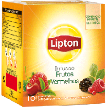 Infusão Lipton Frutos Vermelhos, Saquetas, 10Un