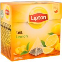 Chá Preto Lipton Com Limão, Pirâmides, 20 Un