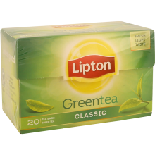Chá Verde Lipton Pure, Saquetas, 20 Un