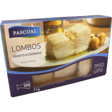 Lombos de Bacalhau Congelado Pascoal, 2Kg