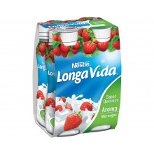 Longa Vida Iogurte Liquido Morango, 160g