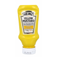 Mostarda Yellow Heinz, Top Down, 220ml