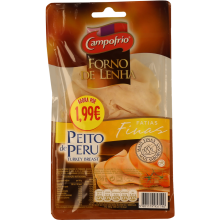 Peito de Peru Forno de Lenha Campofrio, Fatias Finissimas 120gr