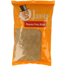 Pimenta Preta Moída Janota, Pacote 1Kg