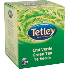 Chá Verde Tetley, Saquetas, 10 Un