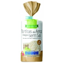 Tortitas de Arroz Sem Sal Amanhecer, 130g
