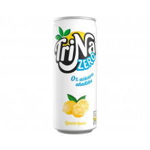 Refrigerante Sem Gás Trina Zero Limão, Lata 33cl