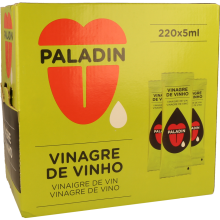 Vinagre Vinho Branco Paladin, 220x5ML
