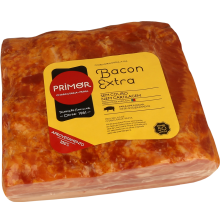 Bacon Metades Moldado sem Courato Primor, Kg