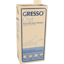 Natas UHT para Culinária Gresso Chef, 1Lt