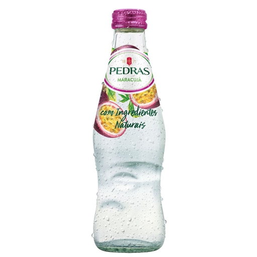 Água com gás pedras salgadas Maracujá 25 cl